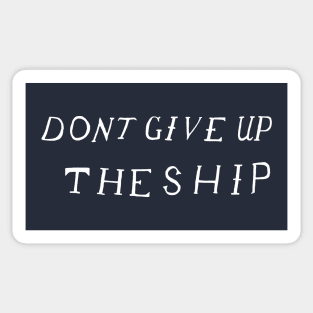 Don't Give Up The Ship Flag Commodore Perry Battle Flag War of 1812 Sticker